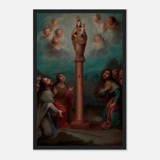 Virgin and Child with Cherubs Framed Print - view 22