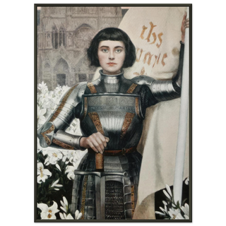 St. Joan of Arc by Albert Lynch Metal Framed Poster - view 9