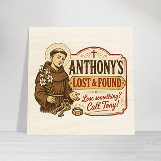 St. Anthony's Lost and Found Wood Plaque - view 8