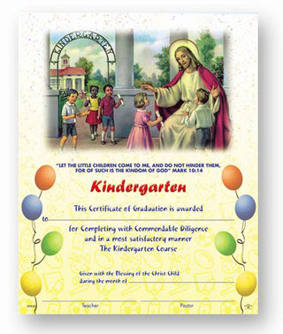 Kindergarten Certificates 8X10 50-Pack