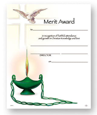 Certificate Of Merit 8X10 50-Pack