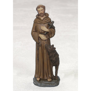 3-pack - Saint Francis Resin 4 Inch Statue