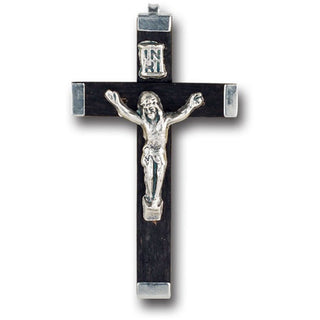 Black 2 1/2" Wood Crucifix 25-Pack