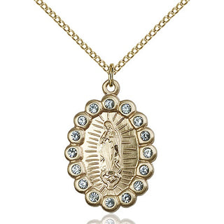 Gold-Filled Our Lady of Guadalupe Pendant