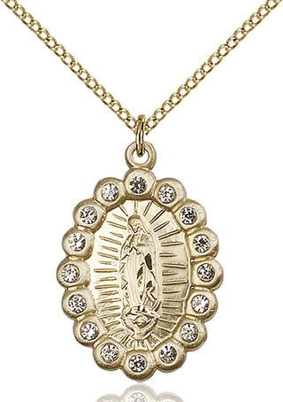 Gold-Filled Our Lady of Guadalupe Pendant