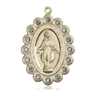 14kt Gold Miraculous Medal