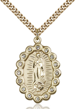 Gold-Filled Our Lady of Guadalupe Pendant
