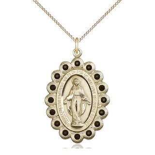 14kt Gold Miraculous Medal