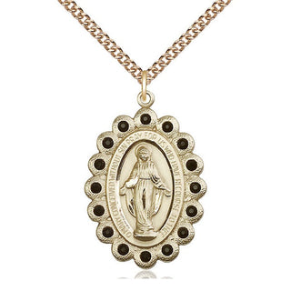 14kt Gold Miraculous Medal