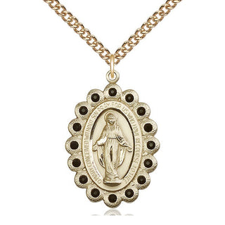14kt Gold Miraculous Medal