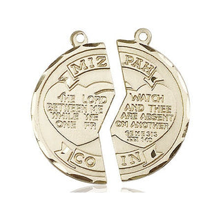 14kt Gold Miz Pah Medal