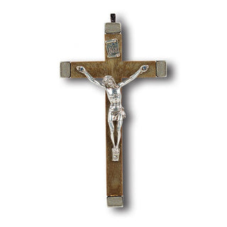 Brown Nickel Bound Crucifix 3-Pack