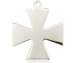 Sterling Silver Surfer Cross Medal Catholic Jewelry