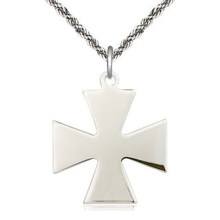 Sterling Silver Surfer Cross Medal Catholic Jewelry