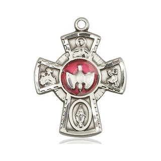 Sterling Silver 5-Way Medal