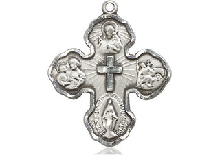 Sterling Silver 5-Way Medal