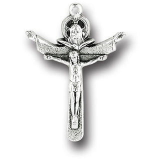 Small Trinity Oxidized Crucifix 25-Pack