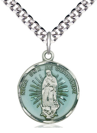 Pewter Our Lady of Guadalupe Medal Catholic Jewelry