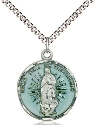 Pewter Our Lady of Guadalupe Medal Catholic Jewelry