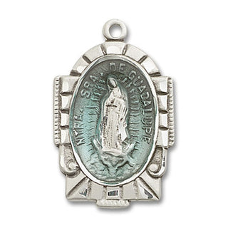 Sterling Silver Our Lady of Guadalupe Medal