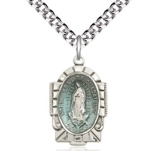 Sterling Silver Our Lady of Guadalupe Medal Catholic Jewelry
