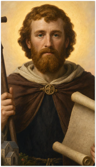St. Ultan of Fosses Holy Cards