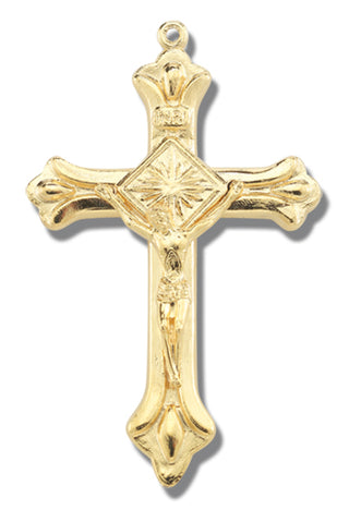 2" Gold Plated Crucifix 25-Pack