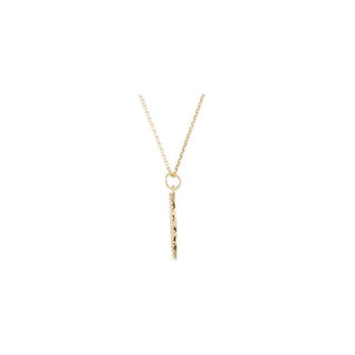 14K Yellow 1/10 CTW Natural Diamond Angel Wing 18" Necklace