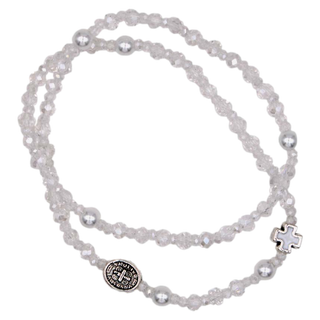 4-pack - Clear Stretch Bracelet