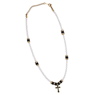 Blue Cross Necklace