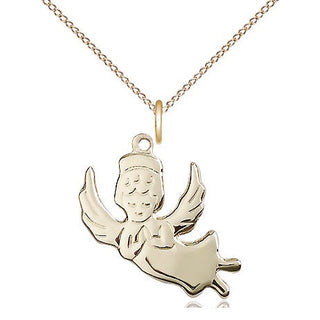 14kt Gold Filled Angel Medal Religious Jewelry