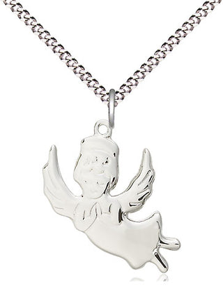 Sterling Silver Angel Medal Religious Jewelry