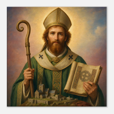 St. Colman of Lindisfarne - Devotional Canvas