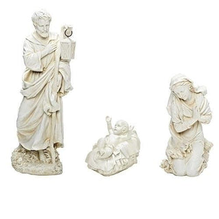 3-Piece Set 27-Inch Scale Holy Family Ivory
