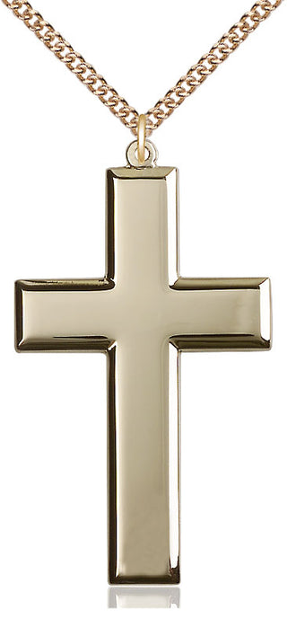 14kt Gold Filled Cross Medal Catholic Jewelry