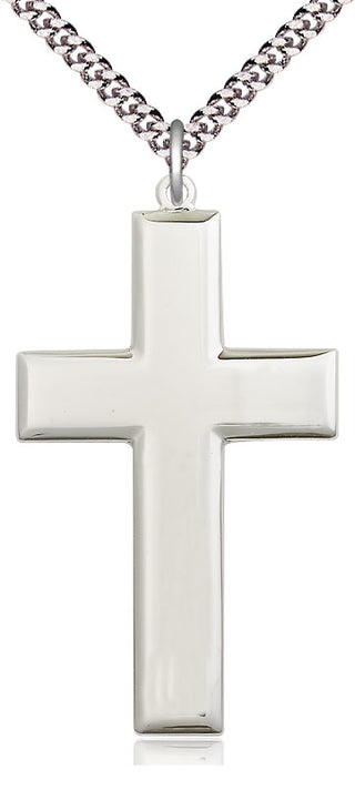 Sterling Silver Cross Medal Catholic Jewelry