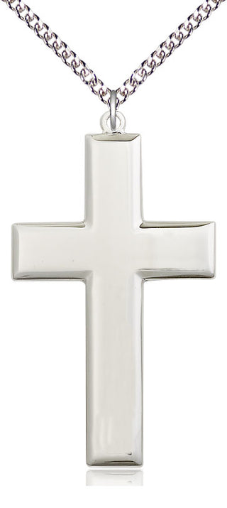 Sterling Silver Cross Medal Catholic Jewelry