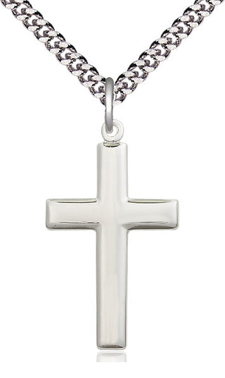 Pewter Cross Medal Catholic Jewelry