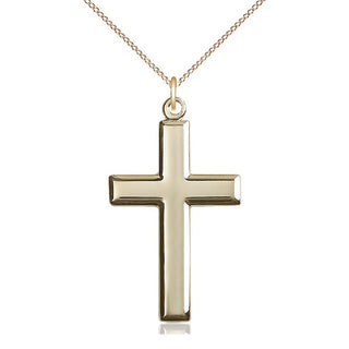 14kt Gold Cross Medal