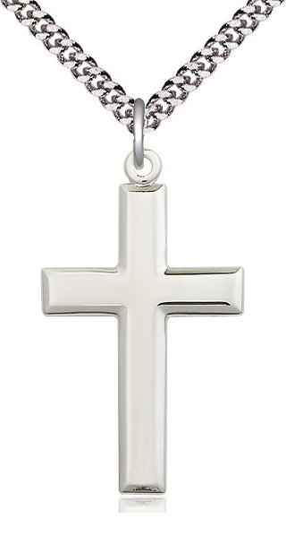 Pewter Cross Medal Catholic Jewelry