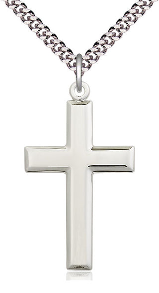 Sterling Silver Cross Medal Catholic Jewelry