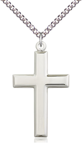 Sterling Silver Cross Medal Catholic Jewelry
