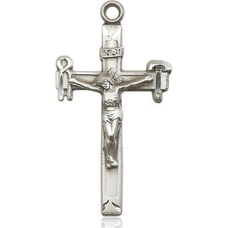 Sterling Silver Crucifix Medal