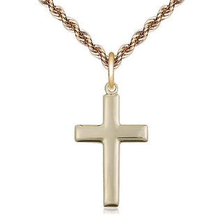 14kt Gold Cross Medal