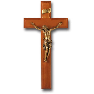 11" Cherry Cross With Museum Gold Corpus