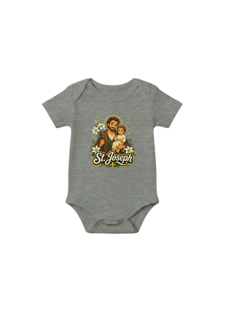 St. Joseph and Baby Jesus Baby Onesie - view 2