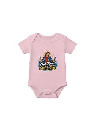 Our Lady Star of the Sea Baby Onesie - view 6