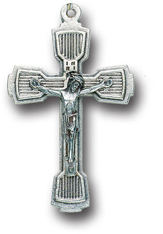 1 1/2" Oxidized Stepped Up Crucifix 25-Pack