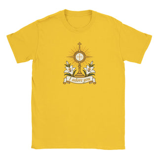 I Adore You Monstrance and Lilies T-Shirt - view 7