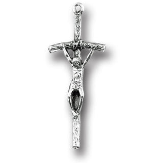 1 1/2" Papal Oxidized Crucifix 25-Pack